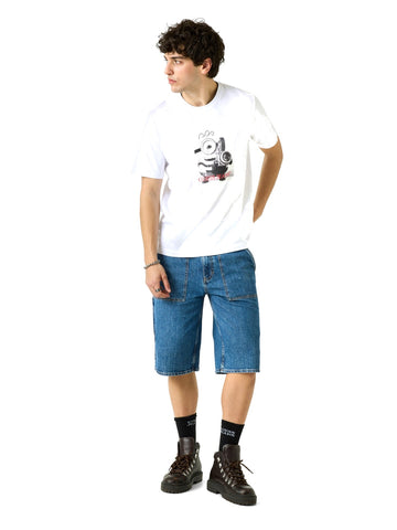 Guess Jeans Gj X Minions Photo Real Tee - T-Shirt Uomo - Bianco
