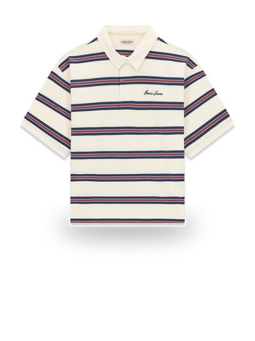 Guess Jeans Gj Boxy Striped Polo - T-Shirt Uomo - Multicolore