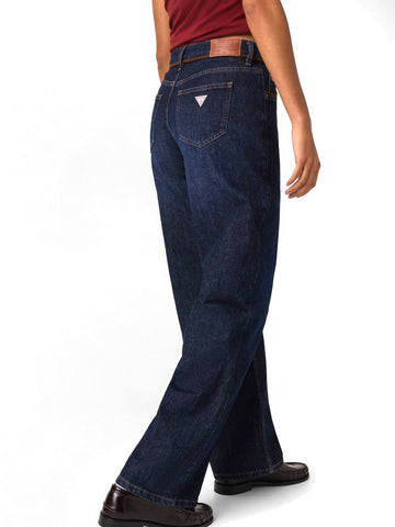 Guess Jeans Gj G11 Wide Leg - Jeans Donna - Blu