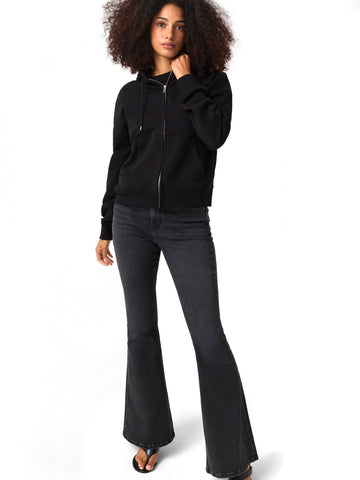 Guess Jeans Gj Os Embro Zip Up Hoodie - Felpe Donna - Nero