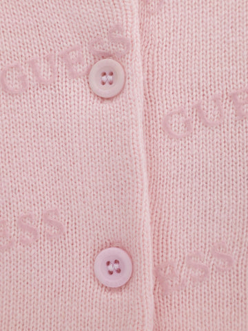 Guess Kids Set Ls Sweater Top + Sweater P - Completo Bambina - Rosa
