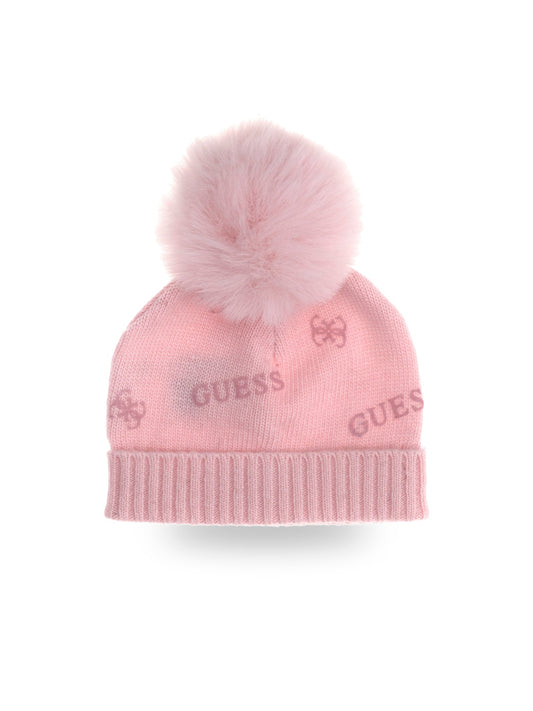 Guess Kids AOP Flock Beanie Hat - Cappelli Bambina - Blu