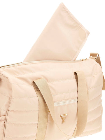 Guess Kids Set Diaper Bag + Padded Towel - Borse Unisex - Beige