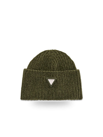 Guess Kids Chenille Beanie Hat - Cappelli Unisex - Verde