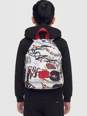 Guess Kids Allover Mini Backpack - Zaini Unisex - Multicolore