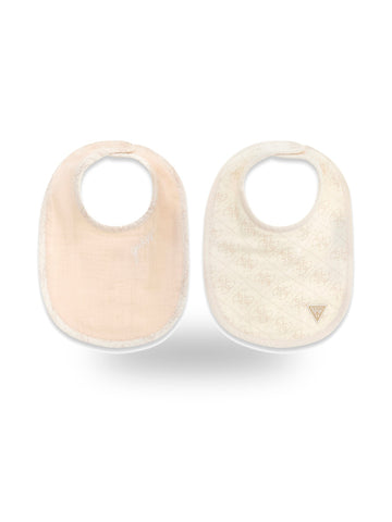 Guess Kids Set 2 Pcs Bib - Altri Accessori Unisex - Beige