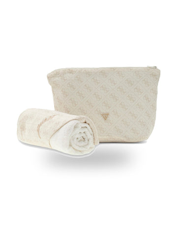 Guess Kids Baby Towel - Bambino - Beige