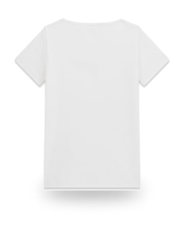 Guess Kids Ss Knit Top - T-Shirt Bambina - Bianco