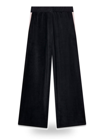 Guess Kids Wide Leg Chenille Active Pants - Pantaloni Bambina - Nero