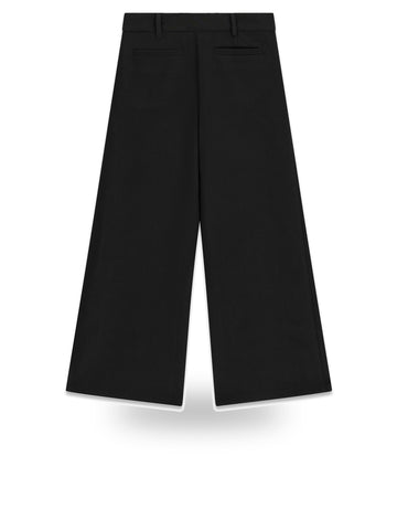 Guess Kids Stretch Twill Palazzo Pants - Pantaloni Bambina - Nero