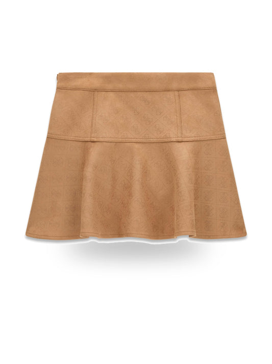 Guess Kids Suede Mini Skirt - Gonne Bambina - Cuoio