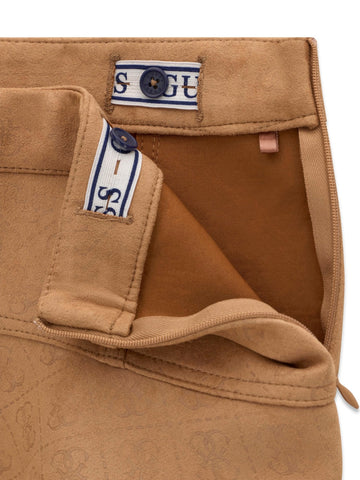 Guess Kids Suede Mini Skirt - Gonne Bambina - Cuoio