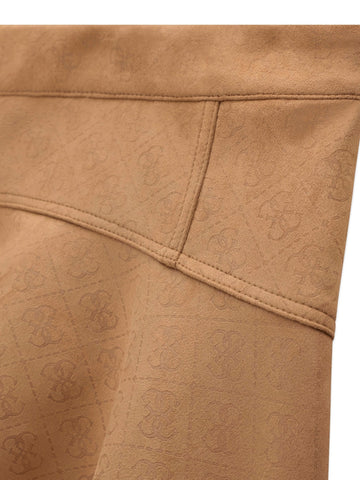 Guess Kids Suede Mini Skirt - Gonne Bambina - Cuoio