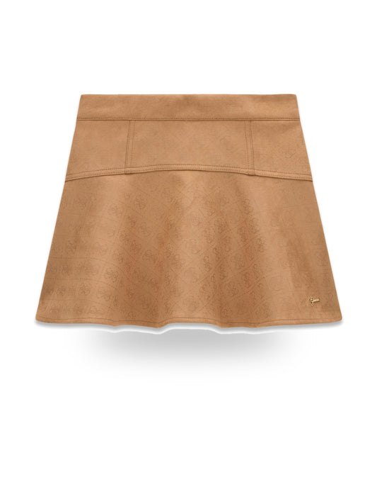 Guess Kids Suede Mini Skirt - Gonne Bambina - Cuoio