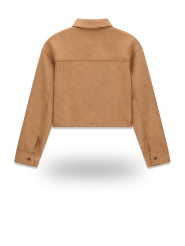 Guess Kids Suede Ls Shirt - Camicie Bambina - Cuoio