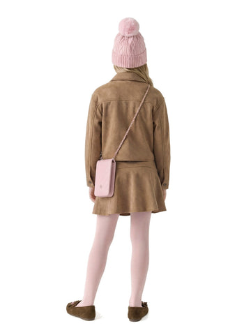 Guess Kids Suede Ls Shirt - Camicie Bambina - Cuoio