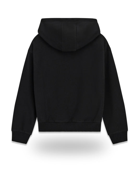 Guess Kids Relaxed Regular Hooded Ls Act - Felpe Bambina - Nero