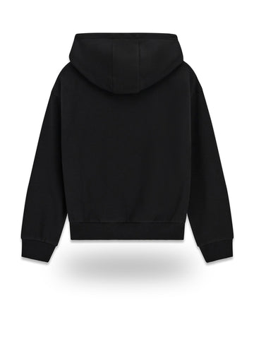 Guess Kids Relaxed Regular Hooded Ls Act - Felpe Bambina - Nero
