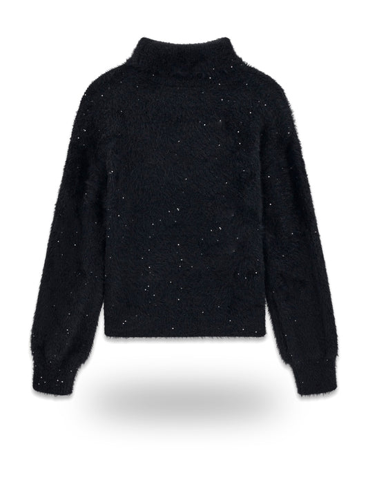 Guess Kids Ls Sweaters - Maglieria Bambina - Nero