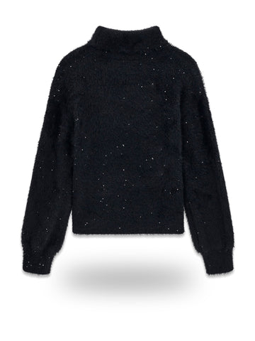 Guess Kids Ls Sweaters - Maglieria Bambina - Nero