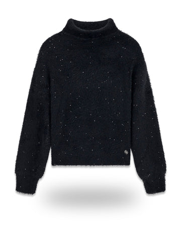 Guess Kids Ls Sweaters - Maglieria Bambina - Nero
