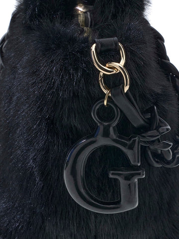 Guess Kids Faux Fur Tote Bag - Borse Bambina - Nero