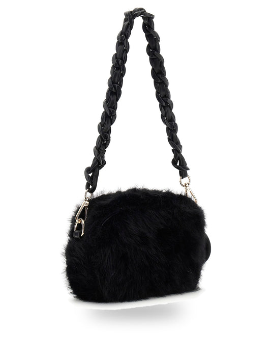 Guess Kids Faux Fur Camera Bag - Borse Bambina - Nero