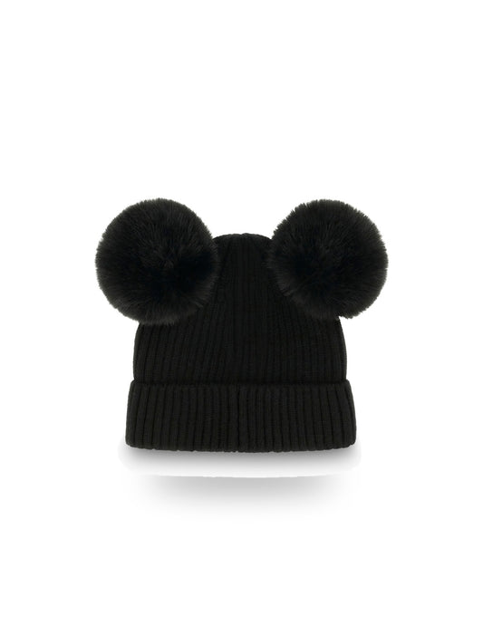 Guess Kids Beanie Hat - Cappelli Bambina - Nero