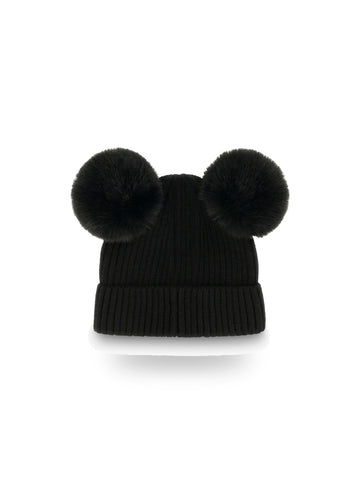 Guess Kids Beanie Hat - Cappelli Bambina - Nero