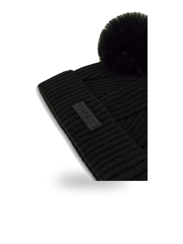 Guess Kids Beanie Hat - Cappelli Bambina - Nero