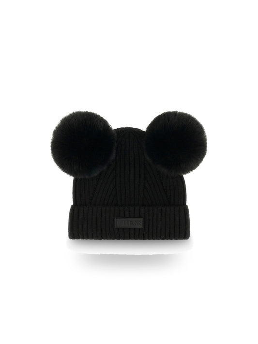 Guess Kids Beanie Hat - Cappelli Bambina - Nero