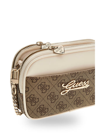 Guess Kids Crossbody Camera Bag - Borse Bambina - Beige