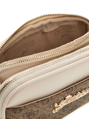 Guess Kids Crossbody Camera Bag - Borse Bambina - Beige