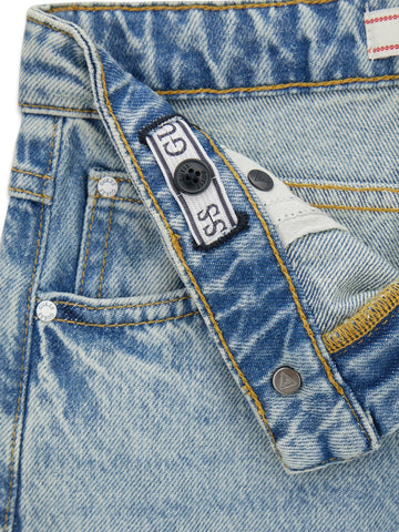 Guess Kids 90s Rigid Denim Pant - Jeans Bambina - Denim