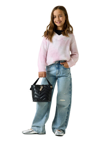 Guess Kids 90s Rigid Denim Pant - Jeans Bambina - Denim