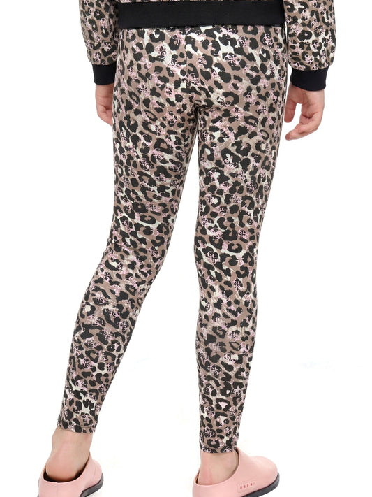 Guess Kids Bull Denim Relaxed Pants - Pantaloni Bambina - Leopardato