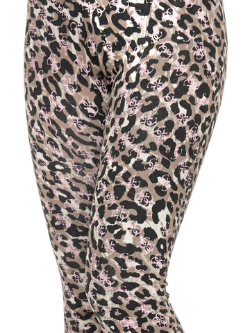Guess Kids Bull Denim Relaxed Pants - Pantaloni Bambina - Leopardato