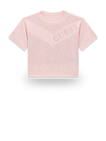Guess Kids Midi Ss T-Shirt - T-Shirt Bambina - Rosa