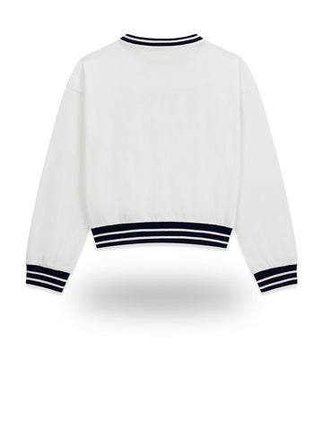 Guess Kids Midi Ls T-shirt - T-Shirt Bambina - Bianco