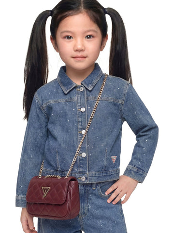 Guess Kids Rigid Denim Oversize Shacket W - Camicie Bambina - Denim