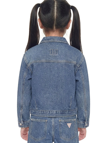 Guess Kids Rigid Denim Oversize Shacket W - Camicie Bambina - Denim