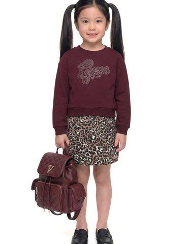 Guess Kids Mini Backpack - Zaini Bambina - Bordeaux
