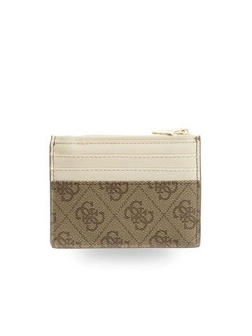 Guess Kids 4g Card Holder - Portafogli e Portachiavi Bambina - Beige
