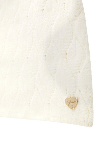 Guess Kids Set Ls Sweater + Sweater Skir - Pantaloni Bambina - Bianco