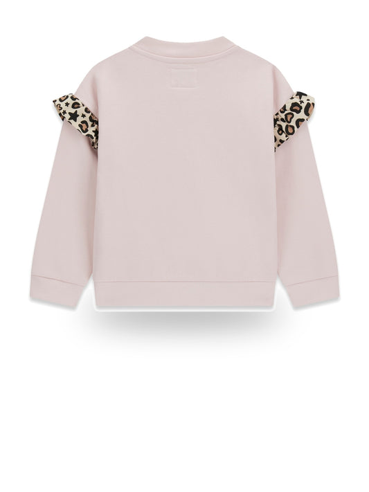 Guess Kids Ls Active Top W/zip - T-Shirt Bambina - Rosa