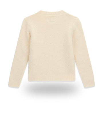 Guess Kids Ls Cardigan - Maglieria Bambina - Panna