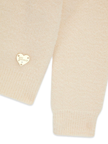 Guess Kids Ls Cardigan - Maglieria Bambina - Panna