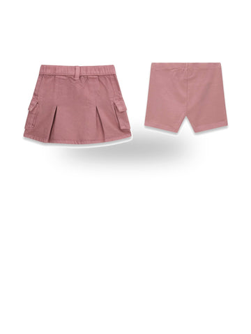 Guess Kids Stretch Bull Cargo Skirt - Gonne Bambina - Rosa