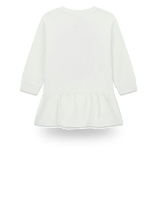 Guess Kids Ls Active Dress - Abiti Bambina - Panna