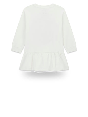 Guess Kids Ls Active Dress - Abiti Bambina - Panna